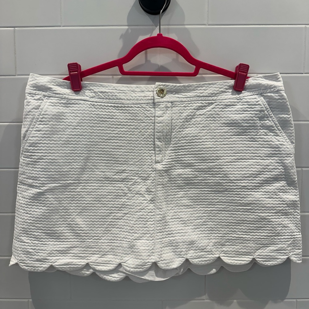 Lilly Pulitzer Colette Scalloped Edge Skort